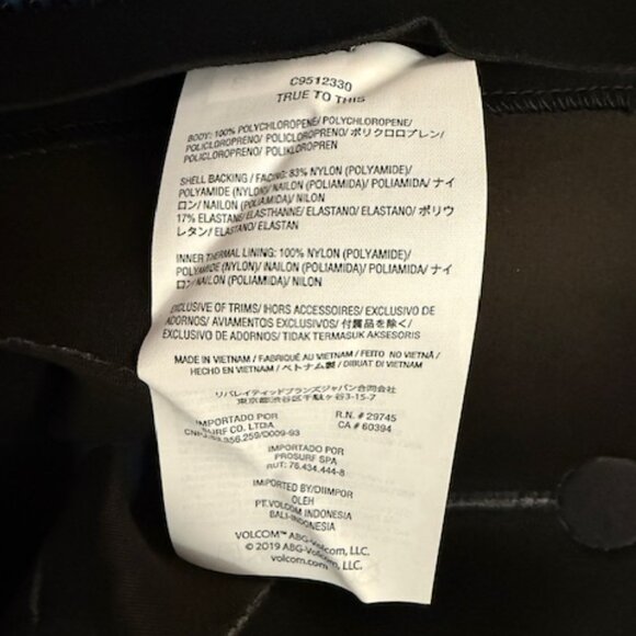 Volcom Modulator 2MM Chest Zip Long Sleeve Springsuit Blue Wetsuit Size 12 NWT - Picture 7 of 7